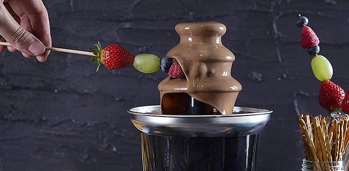 Fabricant de fondue, fontaine de chocolat Fontaine de chocolat Fête